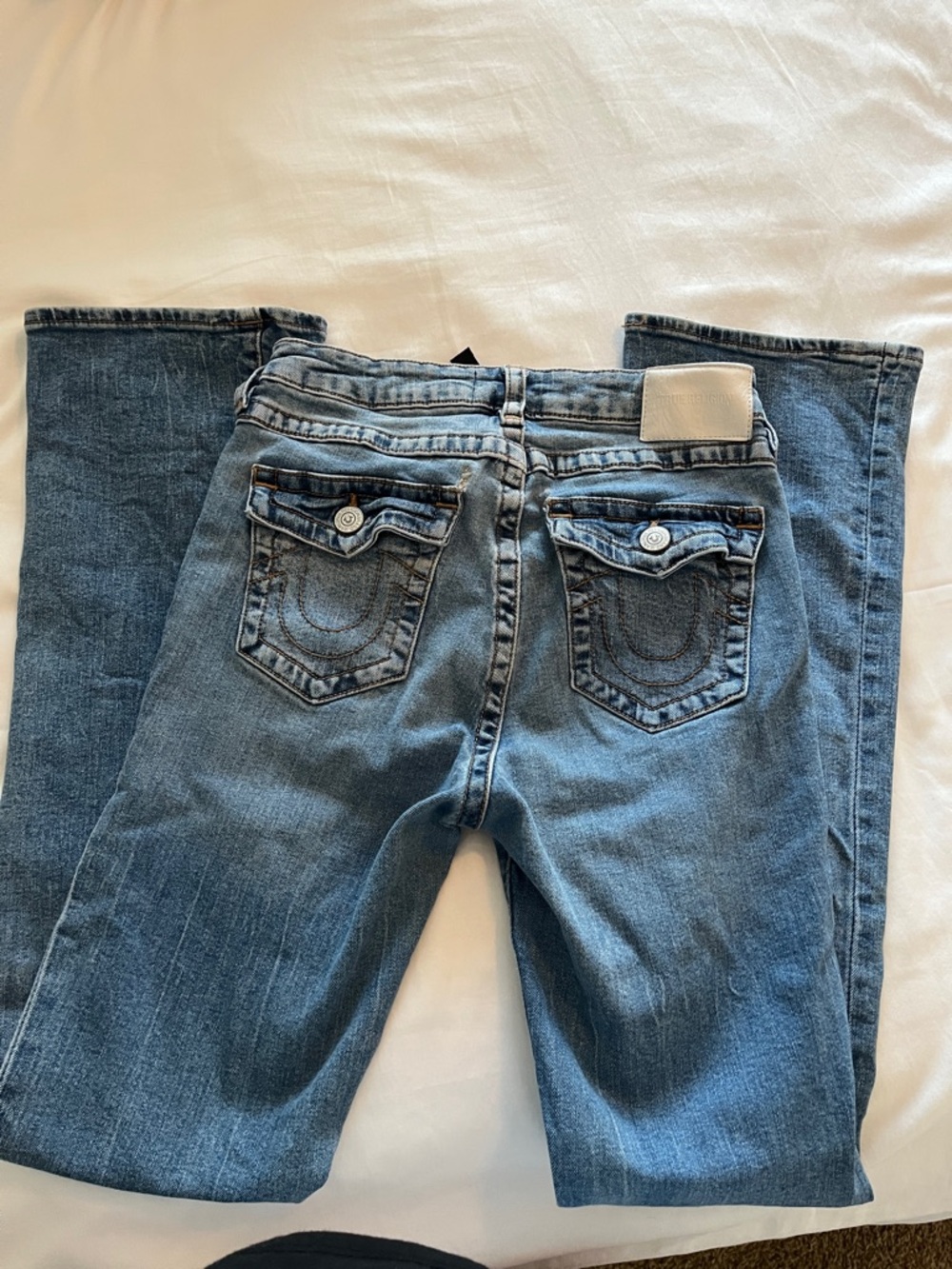 True religion Mid-Rise Bootcut Jeans - Light Blue-size 29 - Picture 3 of 8